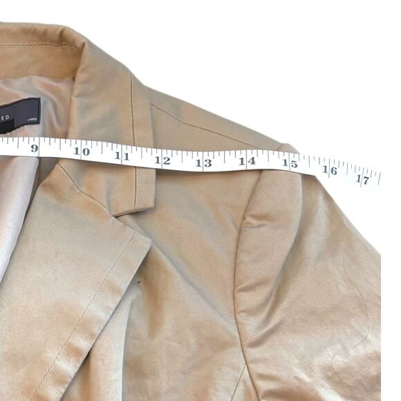 The Limited Blazer - 3/4 Sleeve w/ Pockets - Tan - Size Large - Like New - Picture 8 of 11